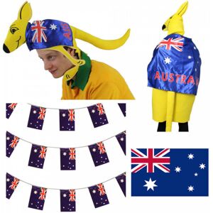 I Love Fancy Dress Australia Supporters Party Pack - 240 Flags (120m / 400ft)