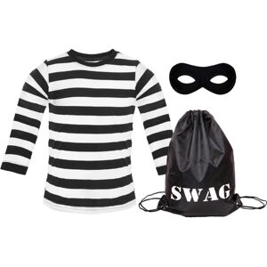 I Love Fancy Dress Child's Storybook Burglar Costume with Mask - XL
