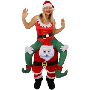 I Love Fancy Dress Santa Christmas Pick Me Up Costume & Elf Costume - Medium