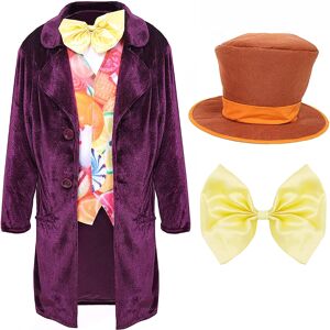 I Love Fancy Dress Willy Wonka World Book Day Costume for Kids - Large - Costume I Love Fancy Dress Willy Wonka World Book Day Costume for Kids - Large - Costume