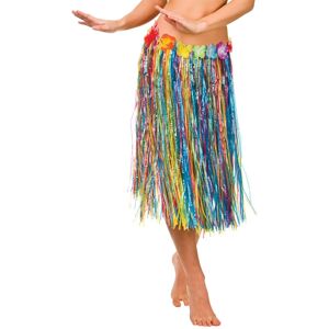 XS-Stock.com Ltd Hula Skirt Hawaiian Grass Flower Waist Beach Party 60cm - Multi XS-Stock.com Ltd Hula Skirt Hawaiian Grass Flower Waist Beach Party 60cm - Multi
