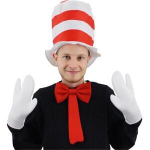 I Love Fancy Dress Adults Cat In The Hat Accessory Set I Love Fancy Dress Adults Cat In The Hat Accessory Set