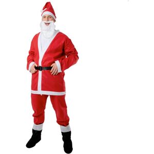 XS-Stock.com Ltd Adults Value Santa Suit 6pc Father Christmas Costume - One Size XS-Stock.com Ltd Adults Value Santa Suit 6pc Father Christmas Costume - One Size