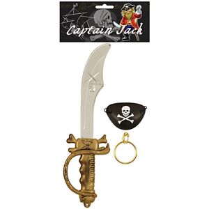 Why Not Shop UK Ltd Kids' Pirate Costume Accessory Set: Sword, Eyepatch & Earring Why Not Shop UK Ltd Kids' Pirate Costume Accessory Set: Sword, Eyepatch & Earring