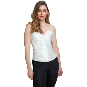 XS-Stock.com Ltd Deluxe Costume Corset Satin Lace Burlesque 80s Gothic Fancy Dress - Black - XS XS-Stock.com Ltd Deluxe Costume Corset Satin Lace Burlesque 80s Gothic Fancy Dress - Black - XS