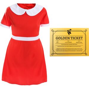 I Love Fancy Dress Girls Veruca Salt Costume – Fun & Classic - XLarge - Dress & Ticket I Love Fancy Dress Girls Veruca Salt Costume – Fun & Classic - XLarge - Dress & Ticket