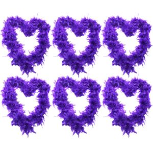 I Love Fancy Dress Purple Feather Boa - Elegant Accessory - 80g - Pack of 6 I Love Fancy Dress Purple Feather Boa - Elegant Accessory - 80g - Pack of 6