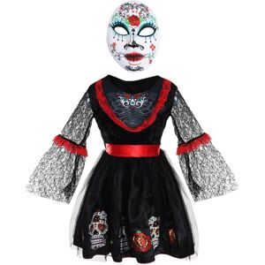 I Love Fancy Dress Girls Day of the Dead Costume - XL I Love Fancy Dress Girls Day of the Dead Costume - XL