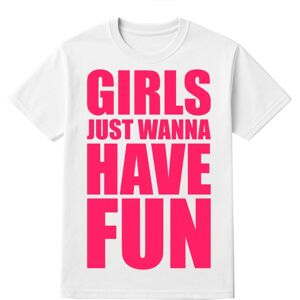 I Love Fancy Dress Ladies "Girls Wanna Have Fun" T-Shirt - Large I Love Fancy Dress Ladies "Girls Wanna Have Fun" T-Shirt - Large