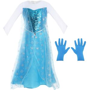 I Love Fancy Dress Girls Snow Princess Dress World Book Day Costume - Large I Love Fancy Dress Girls Snow Princess Dress World Book Day Costume - Large