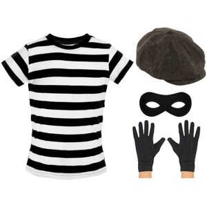 I Love Fancy Dress Boy's Short Sleeve Storybook Burglar Bill Costume - Small I Love Fancy Dress Boy's Short Sleeve Storybook Burglar Bill Costume - Small