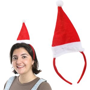 I Love Fancy Dress Mini Santa Hat on Headband - Single I Love Fancy Dress Mini Santa Hat on Headband - Single