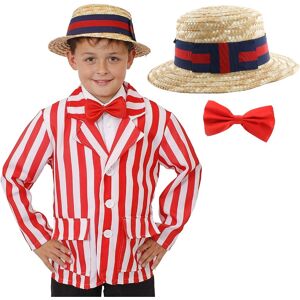 I Love Fancy Dress Kids Barbershop Costume - Complete with Hat & Bow Tie - Large I Love Fancy Dress Kids Barbershop Costume - Complete with Hat & Bow Tie - Large