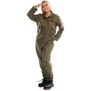 I Love Fancy Dress Ladies Adults Pilot Costume for Fancy Dress - 2XL I Love Fancy Dress Ladies Adults Pilot Costume for Fancy Dress - 2XL