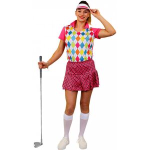 I Love Fancy Dress Ladies Golf Costume - Top, Skirt + Visor - Large I Love Fancy Dress Ladies Golf Costume - Top, Skirt + Visor - Large