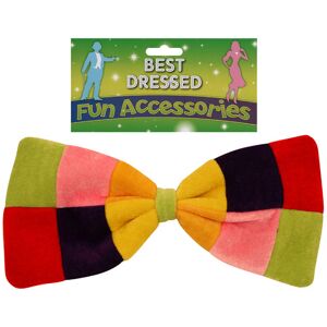 Party Perfecto Large Rainbow Bow Tie Party Perfecto Large Rainbow Bow Tie