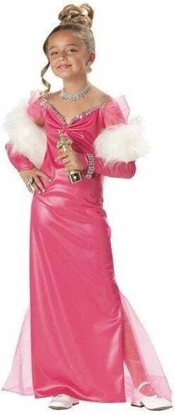 STOCKK Limited Child Hollywood Starlet Barbie Pop Star Costume - 10-12 Years