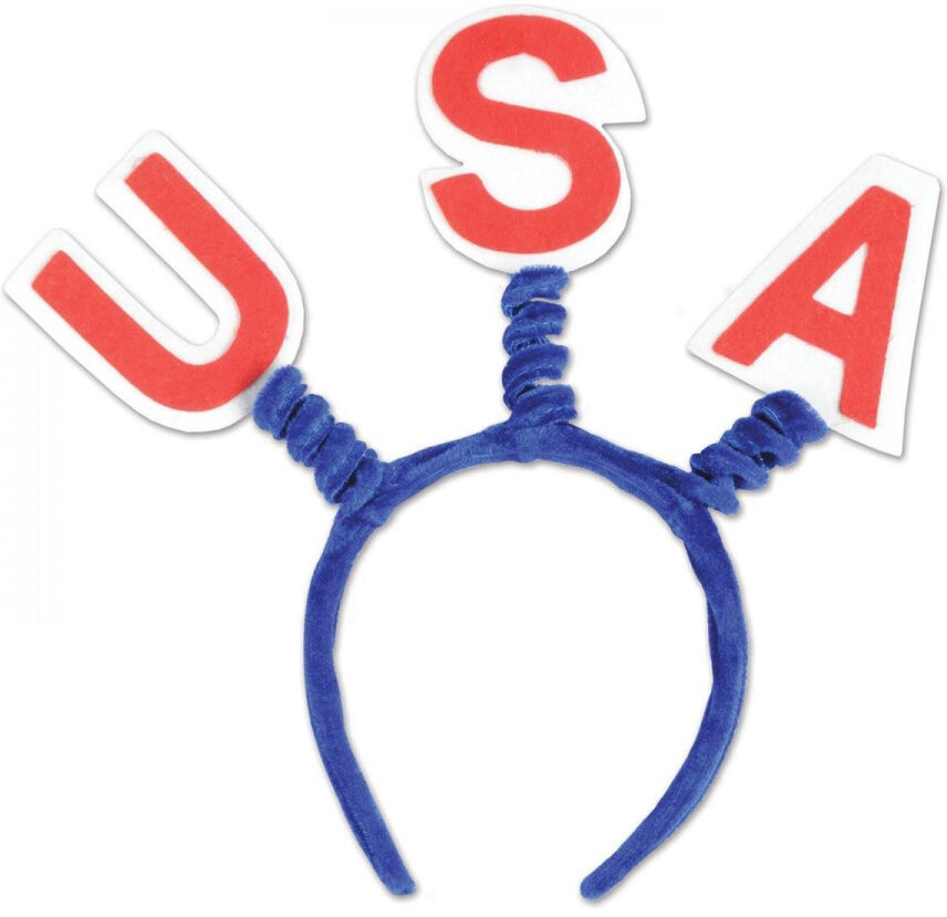 Jesters Party USA Head Boppers for July 4th and American Parties by Beistle 60586 Karnival Costumes