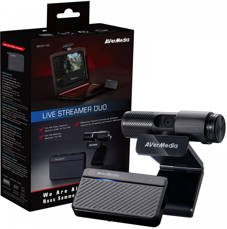 The Chelsea Gamer AVerMedia BO311D Live Streamer Duo - Streamer / YouTuber Starter Pack