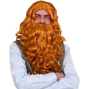 I Love Fancy Dress Curly Wig and Beard Set - Blonde I Love Fancy Dress Curly Wig and Beard Set - Blonde