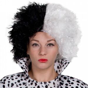 I Love Fancy Dress Messy Wig - Black & White - Pack of 1 I Love Fancy Dress Messy Wig - Black & White - Pack of 1