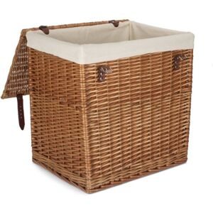 Red Hamper Boutique Double Steamed Wash Storage Laundry Basket With Lining - Large Red Hamper Boutique Double Steamed Wash Storage Laundry Basket With Lining - Large