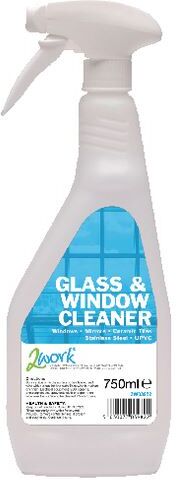 GHB Traders Limited 2Work Glass/Wind Cleaner Spray 750ml - 2W04579