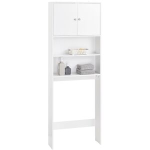 SoBuy Commercial GmbH SoBuy BZR165-W, Over Toilet Cabinet Bathroom Space Saver Bathroom Storage Cabinet Cupboard, White