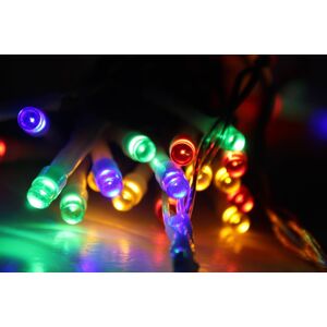 Best Artificial Ltd 40 LED Indoor Battery String Lights 4M Length Party Fairy Christmas - Multi Colour - Clear Cable
