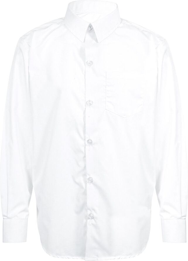 A2Z 4 KIDS LIMITED Kids Boys T Shirts Plain School Uniform Shirt Long Sleeves Soft Tank Top & Tees (2 Pack) - White - 13-14