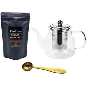 Camellios Loose Leaf Tea Set – Perfect for Tea Lovers - English Breakfast (100g) Camellios Loose Leaf Tea Set – Perfect for Tea Lovers - English Breakfast (100g)