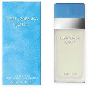 Luxe Dolce & Gabbana Light Blue For Women 50ml Eau De Toilette Spray