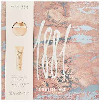 Luxe Cerruti 1881 Pour Femme 50ml Eau De Toilette Spray + 75ml Perfumed Body Lotion Gift Set