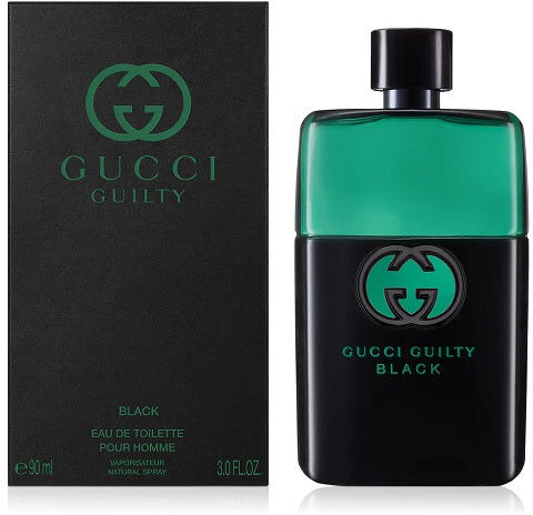 Luxe Gucci Guilty Black Pour Homme 90ml Eau de Toilette Spray