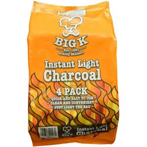 XS-Stock.com Ltd Big K Instant Light The Bag Charcoal BBQ Fire Pit Fuel 4x1kg XS-Stock.com Ltd Big K Instant Light The Bag Charcoal BBQ Fire Pit Fuel 4x1kg
