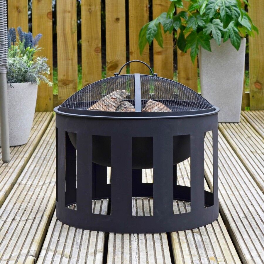 XS-Stock.com Ltd Azuma Vesta Fire Pit Garden Patio Heater BBQ Grill Charcoal