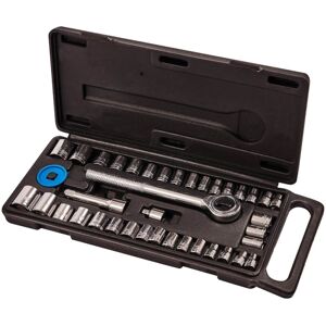 XS-Stock.com Ltd Amtech 40 Piece Socket Set Chrome Plated Carbon Steel XS-Stock.com Ltd Amtech 40 Piece Socket Set Chrome Plated Carbon Steel