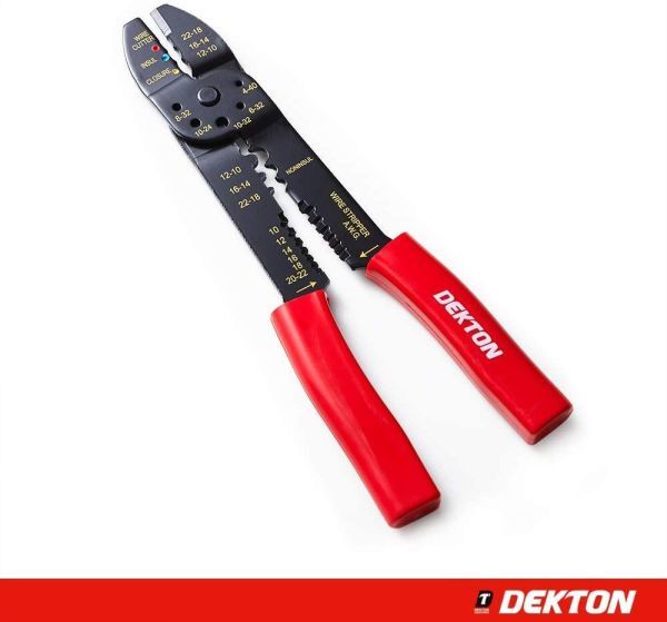 MantraRaj Infotech LTD. 9" Crimping Tool Dekton Crimping pliers cable wire cutter stripper