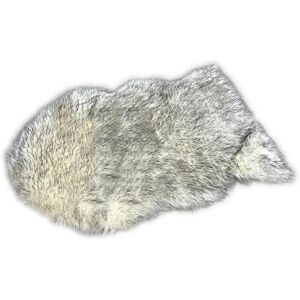 XS-Stock.com Ltd Fluffy Faux Fur Rug Dark Tipped Shaggy Floor Mat 90cm - Dark Grey XS-Stock.com Ltd Fluffy Faux Fur Rug Dark Tipped Shaggy Floor Mat 90cm - Dark Grey