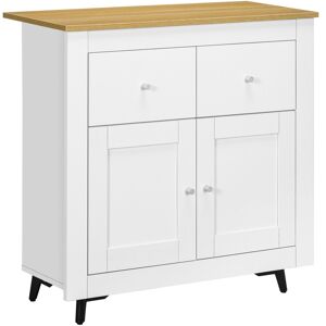MHSTAR UK LTD HOMCOM Sideboard Storage Cabinet Freestanding Kitchen Cupboard with Drawers