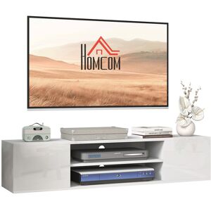 MHSTAR UK LTD HOMCOM Floating TV Stand Cabinet for TVs up to 60
