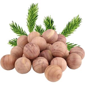 MantraRaj Infotech LTD. MantraRaj 12PC Natural Cedar Wood Balls Moth Repellent Anti Moth Cedar Balls Scent Balls for Moth Protection in Wardrobes Drawers, Storage Boxes Dimin