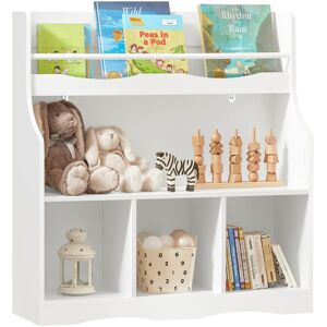 SoBuy Commercial GmbH SoBuy KMB57-W, Children Kids Bookcase Book Shelf Toy Shelf Storage Display Shelf, White
