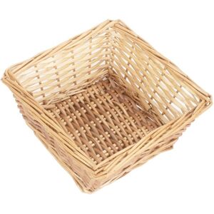 Red Hamper Light Steamed Square Split Willow Wicker Tray Red Hamper Light Steamed Square Split Willow Wicker Tray