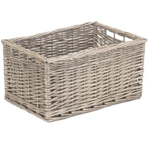 Wicker Antique Wash Storage Basket - Brown - Medium - Storage Basket Wicker Antique Wash Storage Basket - Brown - Medium - Storage Basket