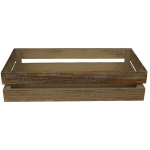 Red Hamper Oak Effect Wooden Packing Crate - Large Red Hamper Oak Effect Wooden Packing Crate - Large