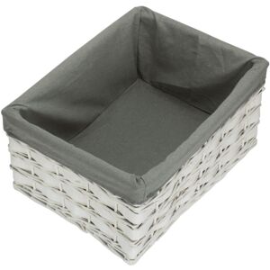 Red Hamper White Grey LinedScandi Storage Basket With Grey Lining - Extra Large Red Hamper White Grey LinedScandi Storage Basket With Grey Lining - Extra Large