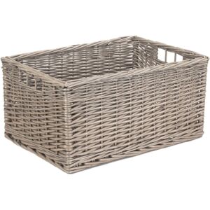 Red Hamper Antique Wash Wicker Storage Basket - Set of 4 Red Hamper Antique Wash Wicker Storage Basket - Set of 4