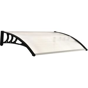 MHSTAR UK LTD Outsunny Outdoor Window Door Canopy Fixed Awning Porch UV Water Cover White