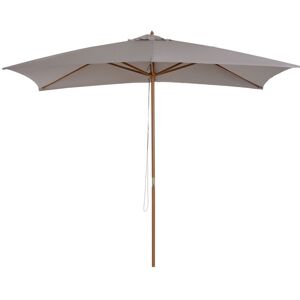 MHSTAR UK LTD Outsunny 2x3m Wooden Garden Parasol - Light Grey